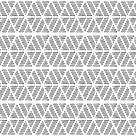 Design seamless monochrome diamond geometric pattern. Abstract doodle lines textured background. Vector art Foto de stock - Royalty-Free Super Valor e Assinatura, Número: 400-07555706