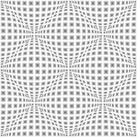 simsearch:400-07631338,k - Design seamless monochrome warped diamond pattern. Abstract convex textured background. Vector art. No gradient Stockbilder - Microstock & Abonnement, Bildnummer: 400-07555708