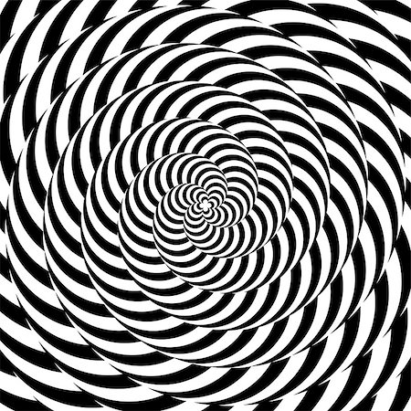 simsearch:400-07551581,k - Design colorful whirlpool circular movement illusion background. Abstract striped distortion backdrop. Vector-art illustration Foto de stock - Royalty-Free Super Valor e Assinatura, Número: 400-07555700