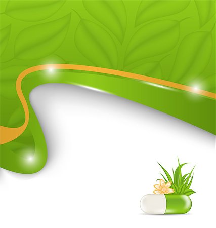 simsearch:400-04902997,k - Illustration natural alternative medication, medical background - vector Photographie de stock - Aubaine LD & Abonnement, Code: 400-07556064