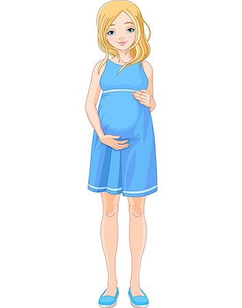 Young woman is prepared for maternity. Stock Photo - Budget Royalty-Free & Subscription, Code: 400-07556325