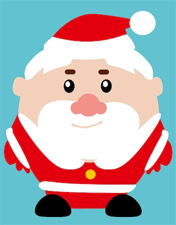 Cute Santa Claus Stock Photo - Budget Royalty-Free & Subscription, Code: 400-07556439