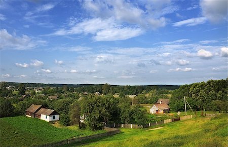 picture of house with high grass - village at summer day Stock Photo - Budget Royalty-Free & Subscription, Code: 400-07556975