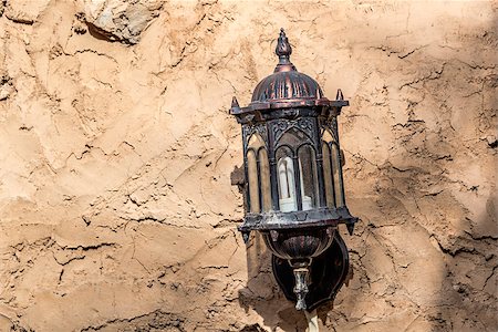 simsearch:400-07837352,k - Image of a lamp in Misfah al abreyeen in Oman Stock Photo - Budget Royalty-Free & Subscription, Code: 400-07557664