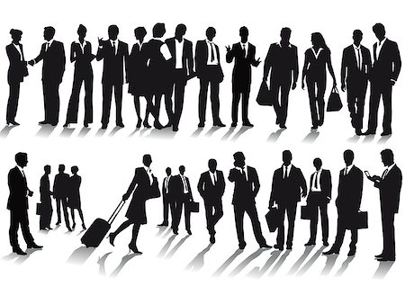 person vector - 26 businessmen Stock Photo - Budget Royalty-Free & Subscription, Code: 400-07557706