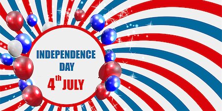 star background banners - Independence Day Poster Vector Illustration. EPS 10 Stock Photo - Budget Royalty-Free & Subscription, Code: 400-07557937