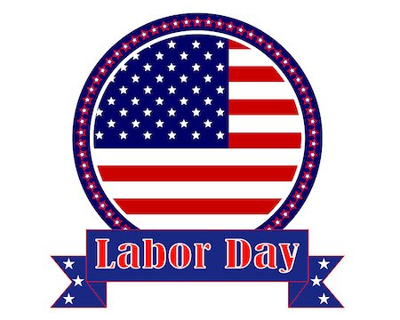 mark Labor Day in America on a white background Photographie de stock - Aubaine LD & Abonnement, Code: 400-07558201
