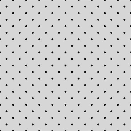 simsearch:400-08097094,k - Seamless black and grey vector pattern or tile background with polka dots. For decoration, desktop wallpaper and website design. Stock Photo - Budget Royalty-Free & Subscription, Code: 400-07558288