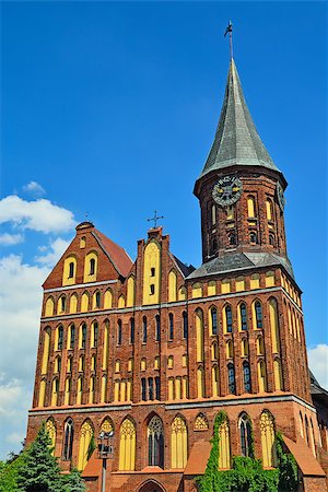 Koenigsberg Cathedral - Gothic temple of the 14th century. The symbol of Kaliningrad (until 1946 Koenigsberg), Russia Stock Photo - Budget Royalty-Free & Subscription, Code: 400-07550248