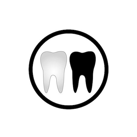 Tooth graphic for dentist Stock Photo - Budget Royalty-Free & Subscription, Code: 400-07551059