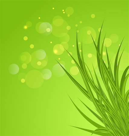 simsearch:400-04201942,k - Illustration spring background background with green grass - vector Stock Photo - Budget Royalty-Free & Subscription, Code: 400-07551451