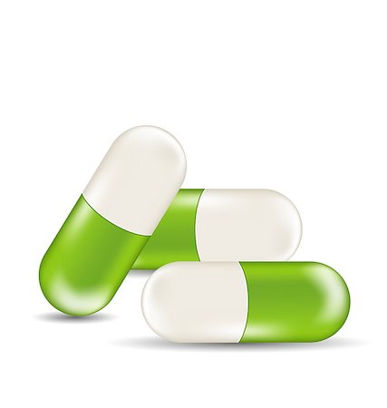 simsearch:400-04902997,k - Illustration set medical capsule isolated on white background - vector Photographie de stock - Aubaine LD & Abonnement, Code: 400-07551484