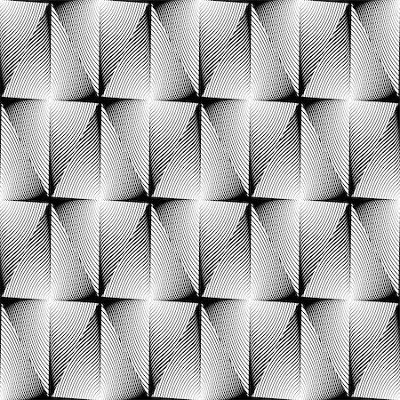 simsearch:400-07836085,k - Design seamless diamond trellised pattern. Abstract geometric monochrome background. Speckled texture. Vector art. No gradient Foto de stock - Super Valor sin royalties y Suscripción, Código: 400-07551544