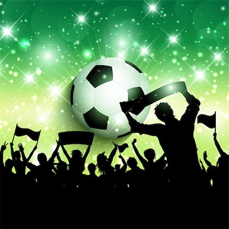 earth vector south america - Silhouette of a football or soccer crowd background Photographie de stock - Aubaine LD & Abonnement, Code: 400-07551596