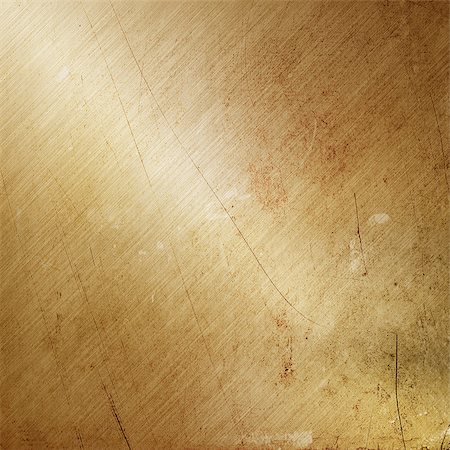 Metallic background with a grunge gold brushed metal effect Photographie de stock - Aubaine LD & Abonnement, Code: 400-07551603