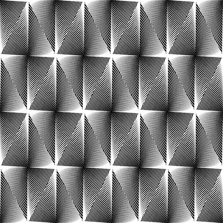 simsearch:400-08051059,k - Design seamless diamond trellised pattern. Abstract geometric monochrome background. Speckled texture. Vector art. No gradient Foto de stock - Royalty-Free Super Valor e Assinatura, Número: 400-07551724
