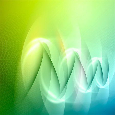 simsearch:400-07549717,k - Green and blue abstract background with  light lines  and shadows. Photographie de stock - Aubaine LD & Abonnement, Code: 400-07552271