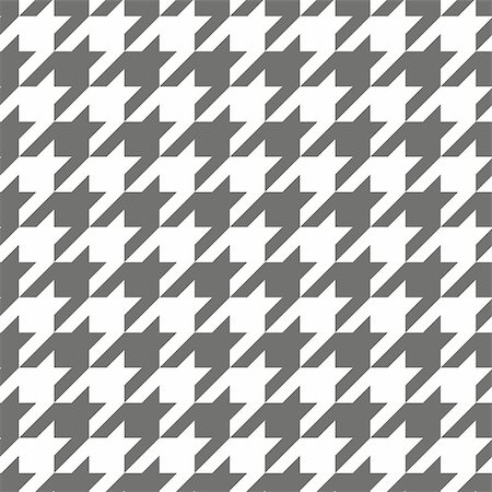 simsearch:400-08097094,k - Houndstooth seamless grey and white vector pattern or tile background. Traditional Scottish plaid fabric collection for website background or desktop wallpaper. Stock Photo - Budget Royalty-Free & Subscription, Code: 400-07553958