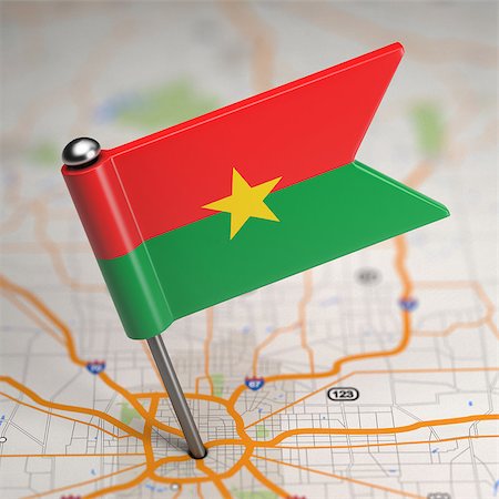 simsearch:400-07297651,k - Small Flag of Burkina Faso on a Map Background with Selective Focus. Stock Photo - Budget Royalty-Free & Subscription, Code: 400-07567670