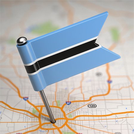 simsearch:400-07297651,k - Small Flag of Republic of Botswana on a Map Background with Selective Focus. Stock Photo - Budget Royalty-Free & Subscription, Code: 400-07568140