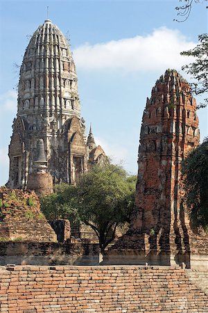 simsearch:400-07406900,k - Wat Ratchaburana, Ayutthaya, Thailand, Southeast Asia Photographie de stock - Aubaine LD & Abonnement, Code: 400-07568862