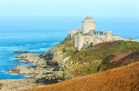 Fort-la-Latte or Castle of La Latte (Brittany, France). Built in the 13th century Stock Photo - Budget Royalty-Free & Subscription, Code: 400-07569267