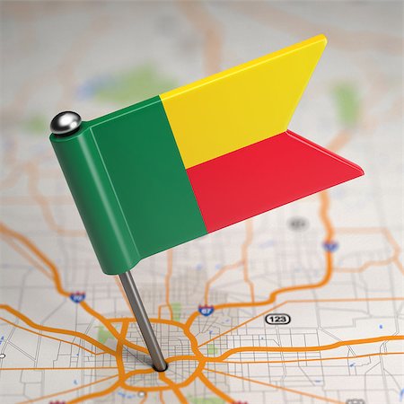 simsearch:400-07954595,k - Small Flag Republic of Benin on a Map Background with Selective Focus. Photographie de stock - Aubaine LD & Abonnement, Code: 400-07569304