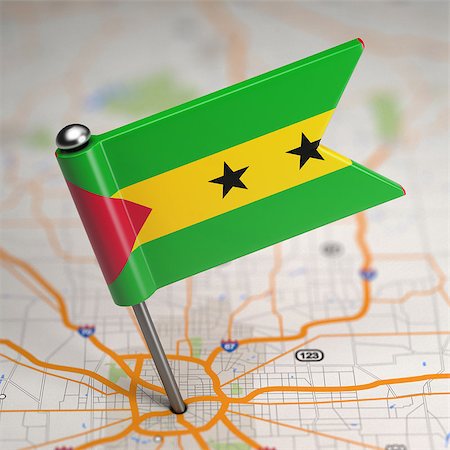 simsearch:400-07297651,k - Small Flag of Sao Tome and Principe on a Map Background with Selective Focus. Stock Photo - Budget Royalty-Free & Subscription, Code: 400-07569434