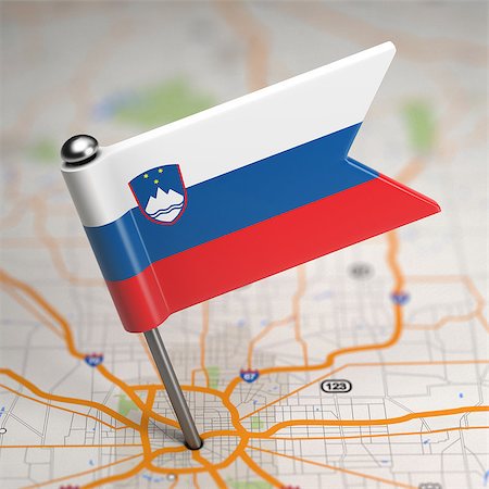 simsearch:400-07297651,k - Small Flag of Slovenia on a Map Background with Selective Focus. Stock Photo - Budget Royalty-Free & Subscription, Code: 400-07569432
