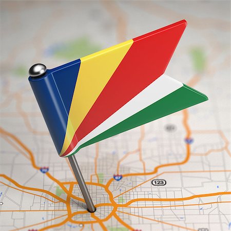 simsearch:400-07297651,k - Small Flag of Seychelles on a Map Background with Selective Focus. Stock Photo - Budget Royalty-Free & Subscription, Code: 400-07569441