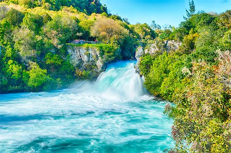 simsearch:400-07756743,k - Huka Falls on Waikato River, New Zealand Foto de stock - Super Valor sin royalties y Suscripción, Código: 400-07569664