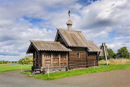 simsearch:400-07090264,k - Antique wooden Church of at Kizhi island, Northern Russia Stock Photo - Budget Royalty-Free & Subscription, Code: 400-07569950