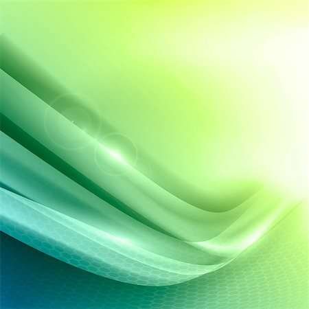 simsearch:400-07552271,k - Green blue abstract background with light lines and shadows. Stock Photo - Budget Royalty-Free & Subscription, Code: 400-07575828