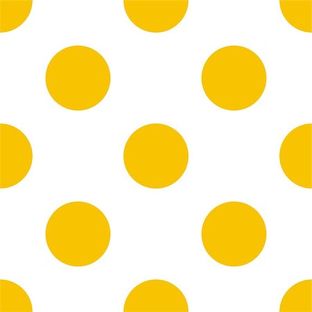 simsearch:400-07428310,k - Seamless pattern with big sunny yellow polka dots on white background. For summer website design, desktop wallpaper, wedding or baby shower albums, backgrounds, arts and scrapbooks. Stock Photo - Budget Royalty-Free & Subscription, Code: 400-07576024