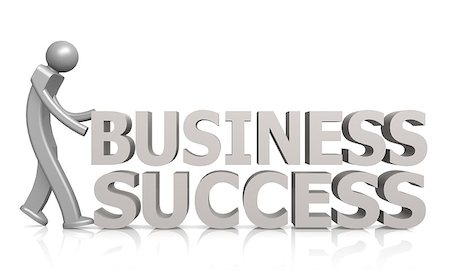 simsearch:400-05290154,k - Business success word with puppet Stock Photo - Budget Royalty-Free & Subscription, Code: 400-07576307