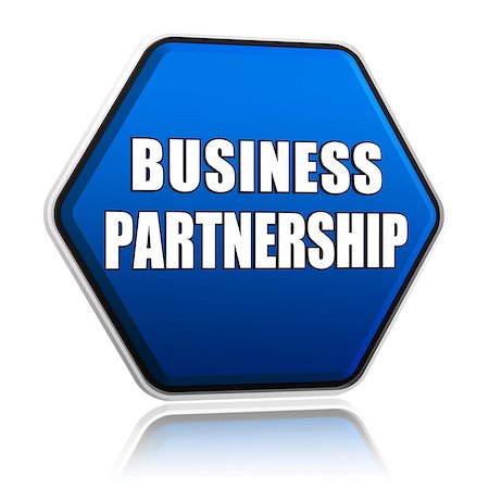 simsearch:400-05879110,k - business partnership - 3d blue hexagon banner with white text, teamwork growth concept words Foto de stock - Super Valor sin royalties y Suscripción, Código: 400-07576595
