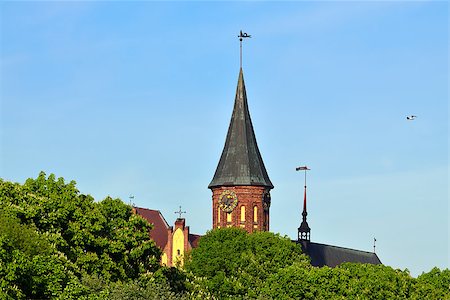 Koenigsberg  Cathedral on the Kneiphof island, Gothic 14th century. Symbol of Kaliningrad (Koenigsberg before 1946), Russia Stock Photo - Budget Royalty-Free & Subscription, Code: 400-07577621