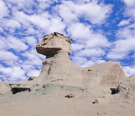 simsearch:877-08127889,k - So called "Sphinx" rock fomation, Moon valley (Valle de la Luna), Ischigualasto national park, Argentina. Stock Photo - Budget Royalty-Free & Subscription, Code: 400-07577630
