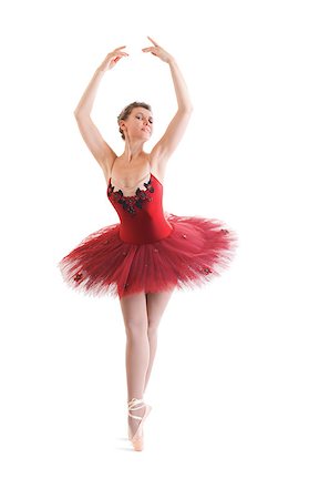 simsearch:400-09029135,k - beautiful ballerina in classical tutu on a white background Stockbilder - Microstock & Abonnement, Bildnummer: 400-07578948