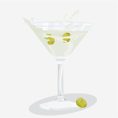 simsearch:400-04616101,k - glass of martini Foto de stock - Super Valor sin royalties y Suscripción, Código: 400-07570912