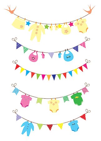 simsearch:400-04863836,k - vector baby clothes card Stock Photo - Budget Royalty-Free & Subscription, Code: 400-07571193