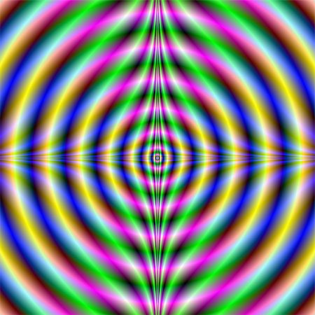 simsearch:400-06067180,k - A digital abstract fractal image with a psychedelic neon eye design in pink yellow, blue and green. Foto de stock - Super Valor sin royalties y Suscripción, Código: 400-07572166