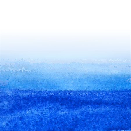 Blue Watercolor Background, Vector Illustration Photographie de stock - Aubaine LD & Abonnement, Code: 400-07572242