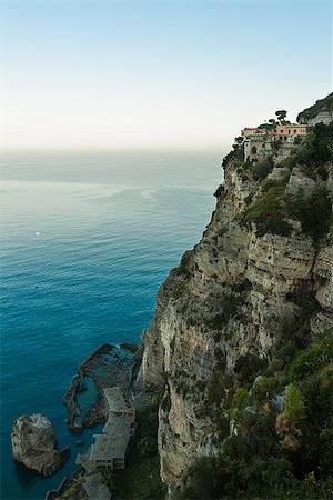 beautiful beach  on the Sorrento coast opposite the island of Capri, one of the most beautiful places in the coast Stock Photo - Budget Royalty-Free & Subscription, Code: 400-07572502