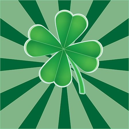 simsearch:400-06569678,k - Four leaf clover,  for St. Patrick's day background Stock Photo - Budget Royalty-Free & Subscription, Code: 400-07573104