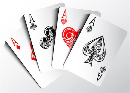 simsearch:400-07314049,k - Poker cards Photographie de stock - Aubaine LD & Abonnement, Code: 400-07573971