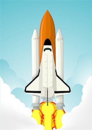 simsearch:400-04944412,k - Space shuttle Stock Photo - Budget Royalty-Free & Subscription, Code: 400-07573997