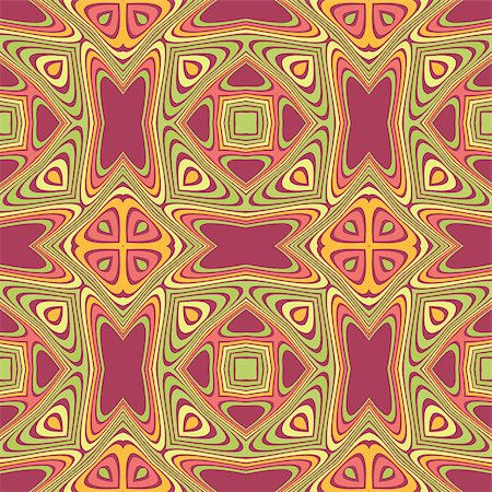 simsearch:400-06858449,k - Abstract seamless retro pattern.Vector illustration. Stock Photo - Budget Royalty-Free & Subscription, Code: 400-07580066