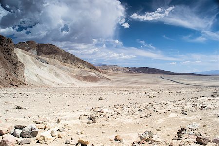 dunes in the death valley national park in a sunny day Photographie de stock - Aubaine LD & Abonnement, Code: 400-07580733