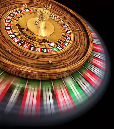 simsearch:400-07832442,k - 3D rendering of a roulette Stock Photo - Budget Royalty-Free & Subscription, Code: 400-07580854